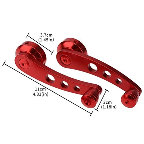 Car Window Handle Set Window Crank Handle Winder Riser Replacement Handles