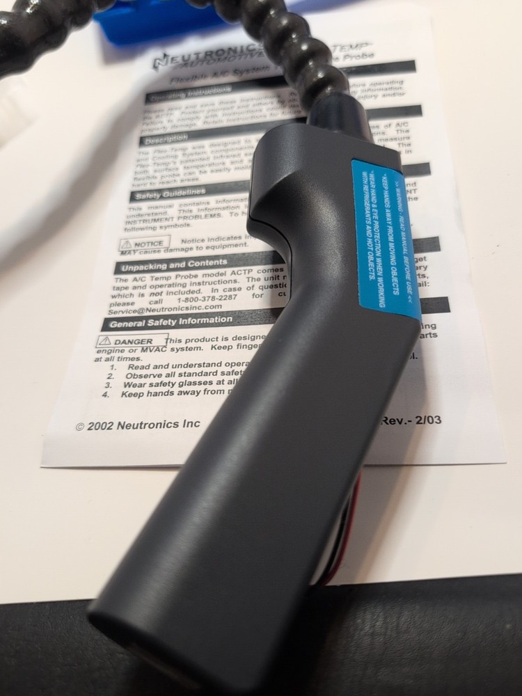 Neutronics Automotive Flextemp ACTP Temperature Probe Extremely HTF