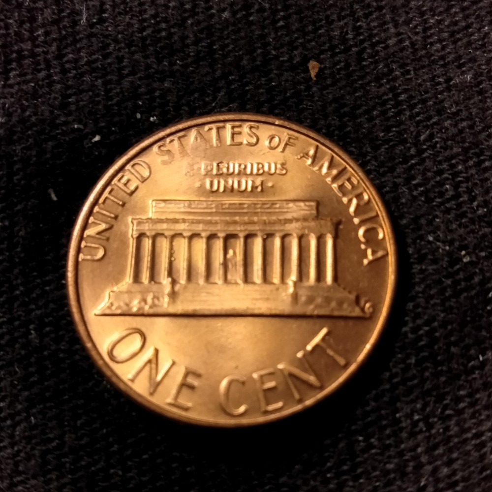 1982 p lincoln memorial cent Struck Thru Grease Errors