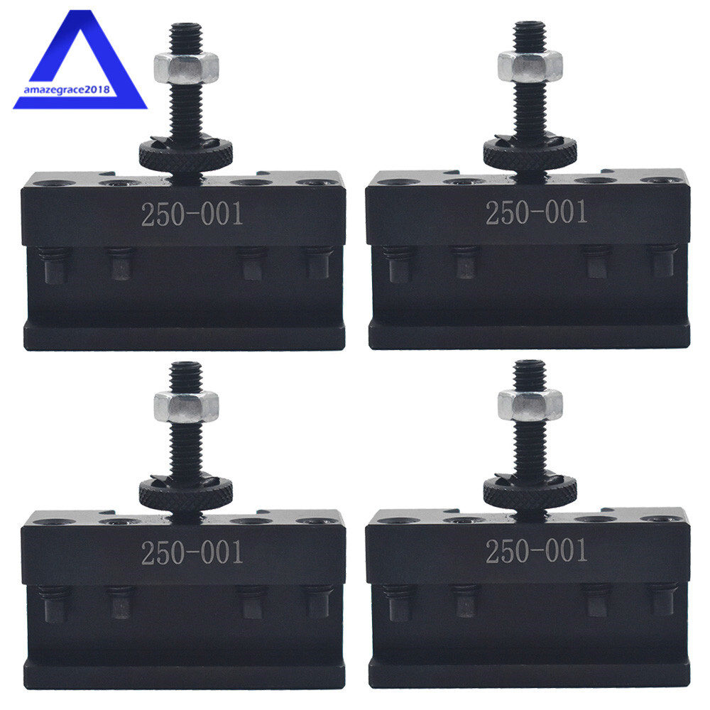 OXA #1 250-001 Quick Change Turning Facing Lathe Tool Post Holder 4Pcs
