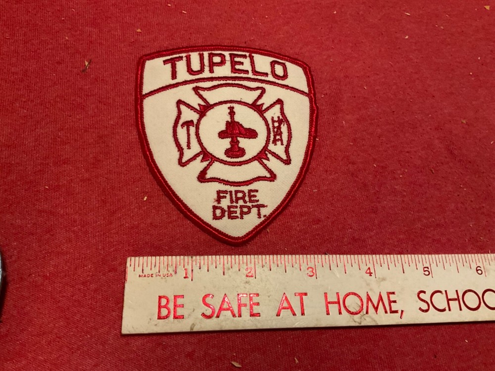 Fire Department Sew On Patch Tupelo Mississippi