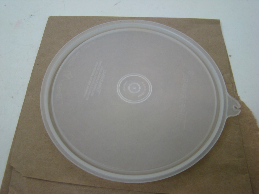 Tupperware Round Lid Seal #227-7 Clear with Tab C Replacement Lid Only