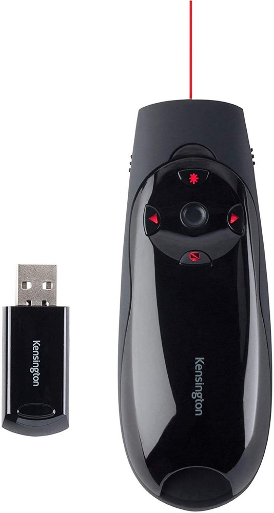Kensington K72425 Presenter Expert Red Laser-Wireless, RF-Black-USB