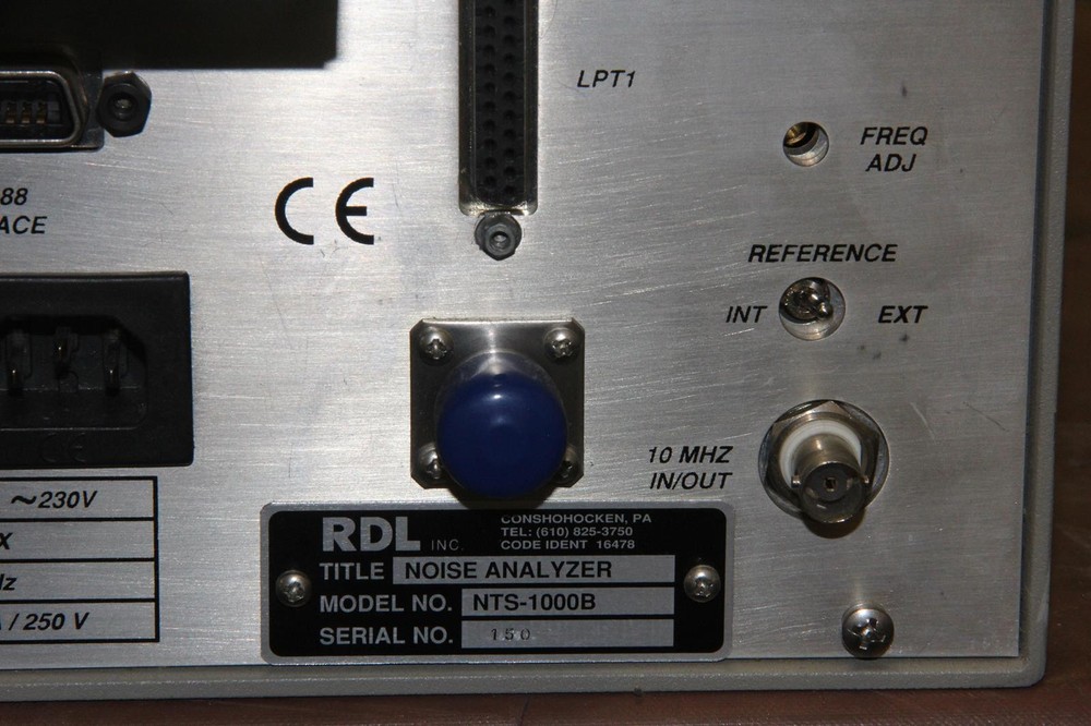 RDL NTS-1000B Phase Noise Analyzer NO DISPLAY