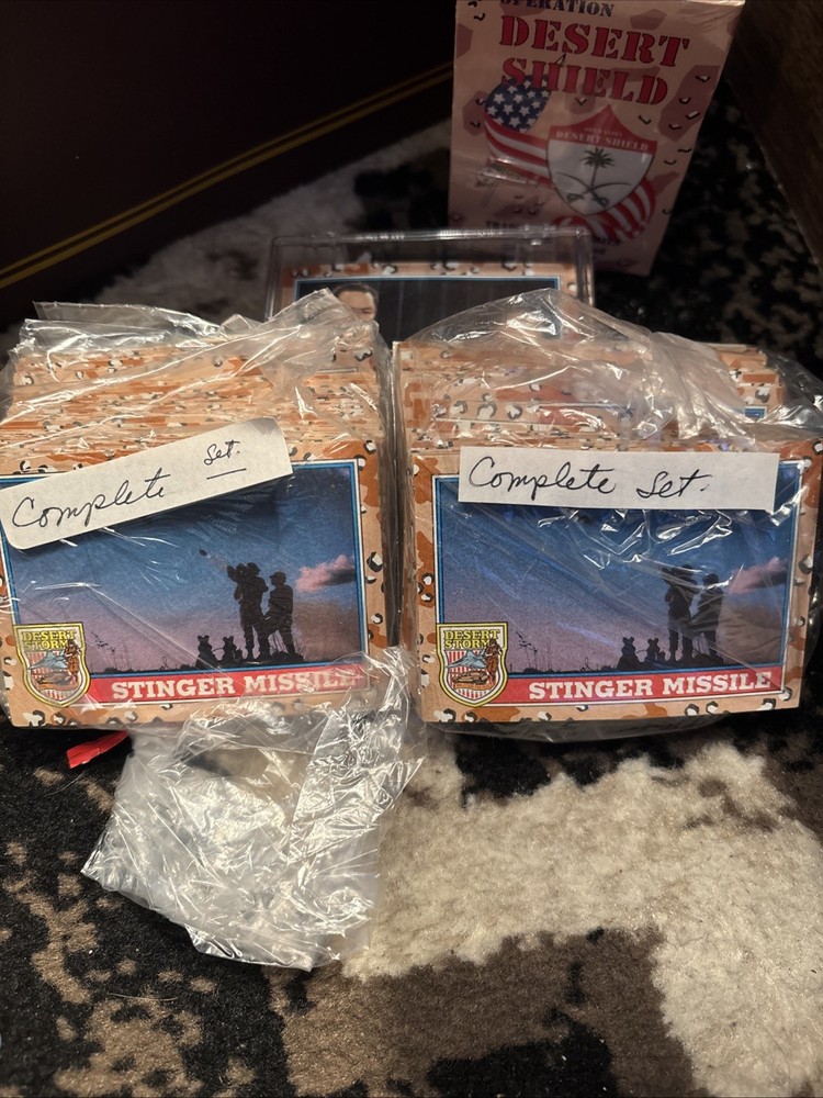 Desert Storm Card Collection Bundle - completed collection, sealed box