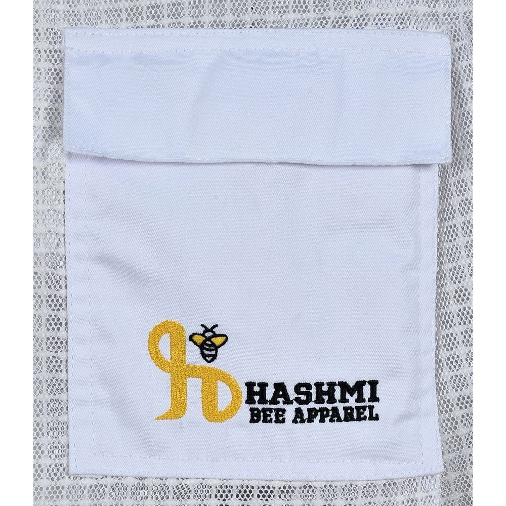 Sting Proof Bee Protective Jacket 3 Layer Full Ventilated Round Hat White 4XL