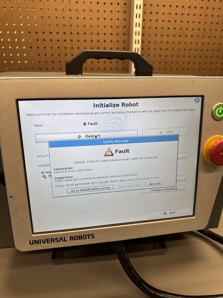 Universal Robots UR5 Controller CB3 with Teach Pendant 2015 — No Robot Arm