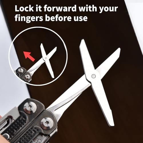 2048 20-in-1 Multitool, Gifts for Men, Foldable & Self-Locking, Black