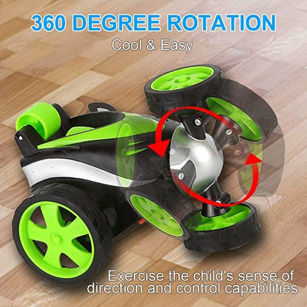 Wireless Remote Control Flip Wheels Toy Car