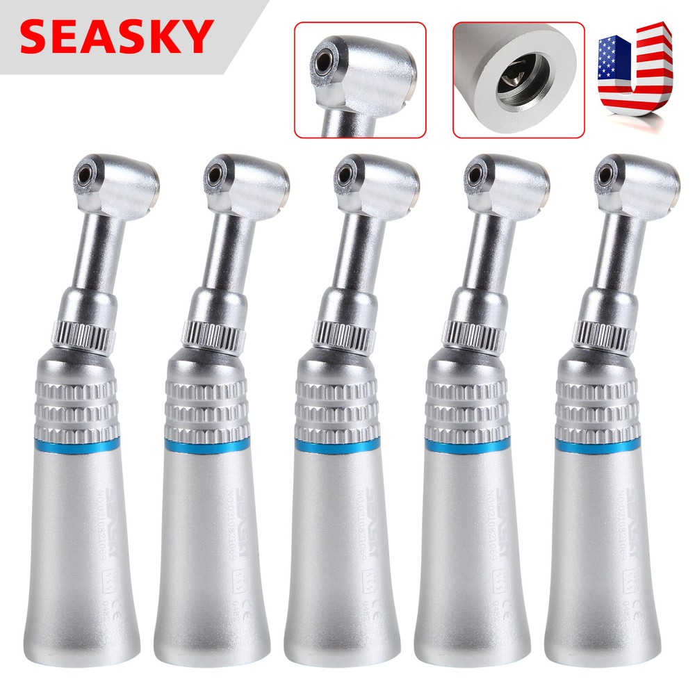 5X NSK Style Dental Slow Low Speed Push Button Contra Angle Handpiece E-type Dr