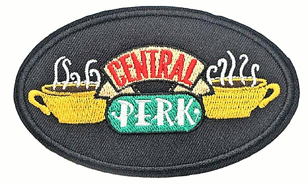 Friends TV Series "Central Perk" embroidered patch. -new