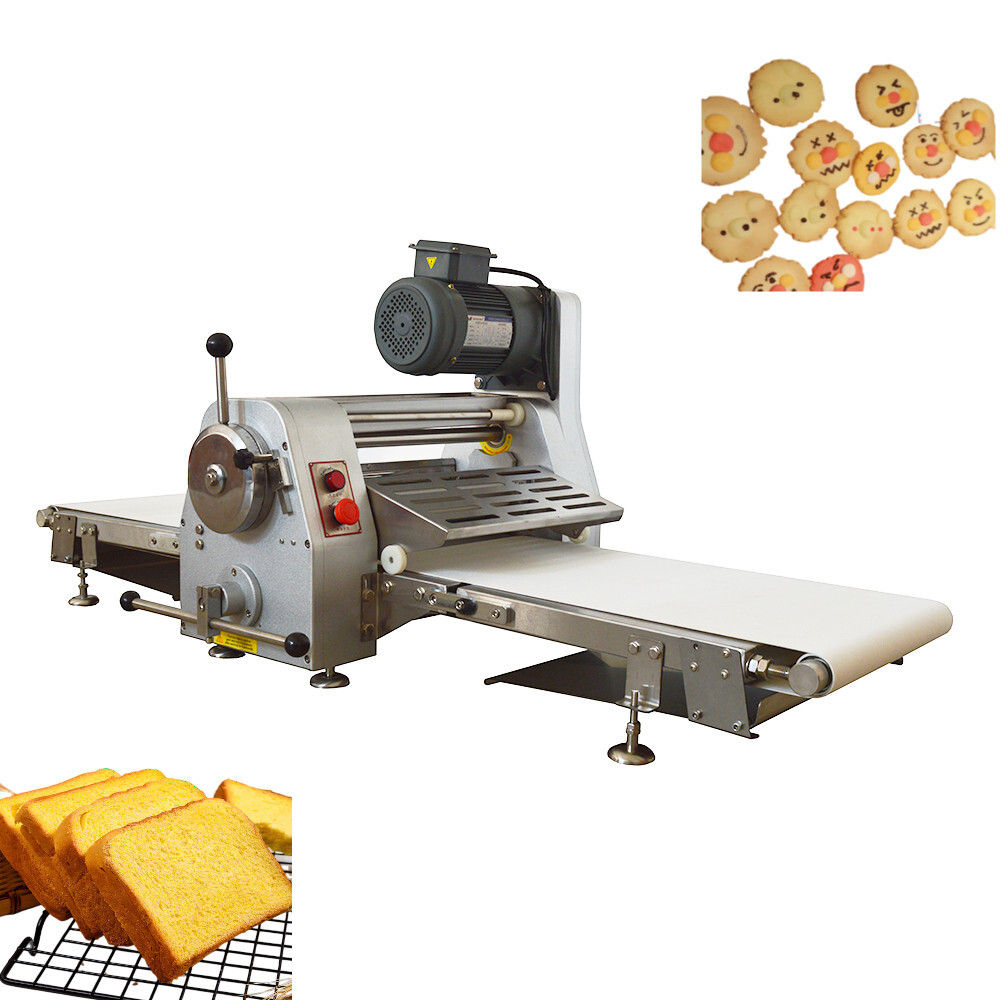 110V Commercial Dough Sheeter Roller Cake Bread Maker Crisp Pastry Machine