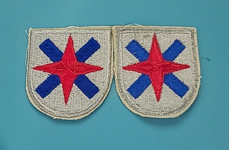 14th Army Corps-Cut Edge-Snow Back Patch-------------Original WW-II* (1 PATCH)