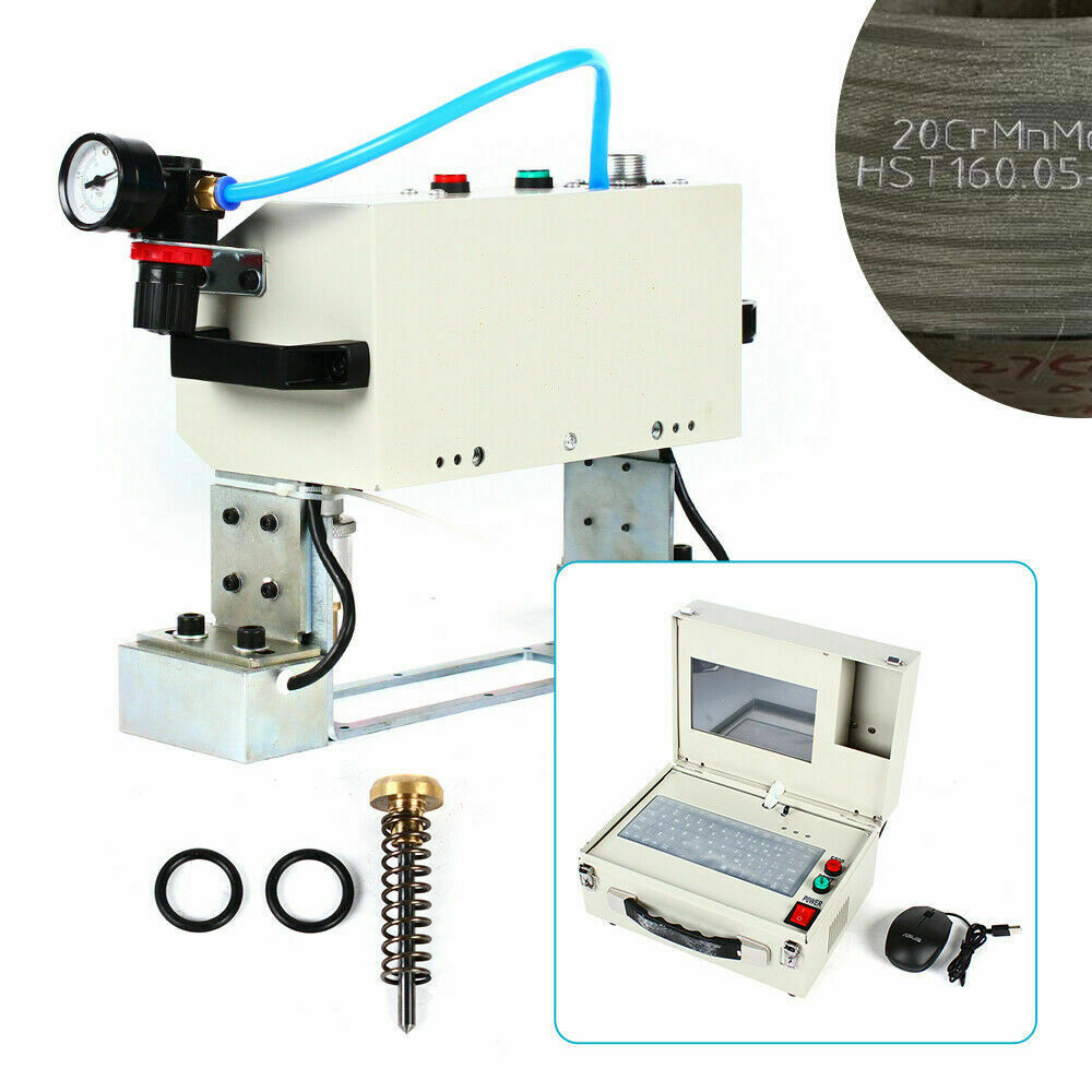 Pneumatic Dot Peen Marking Machine Chassis Number VIN Code Maker Engraving