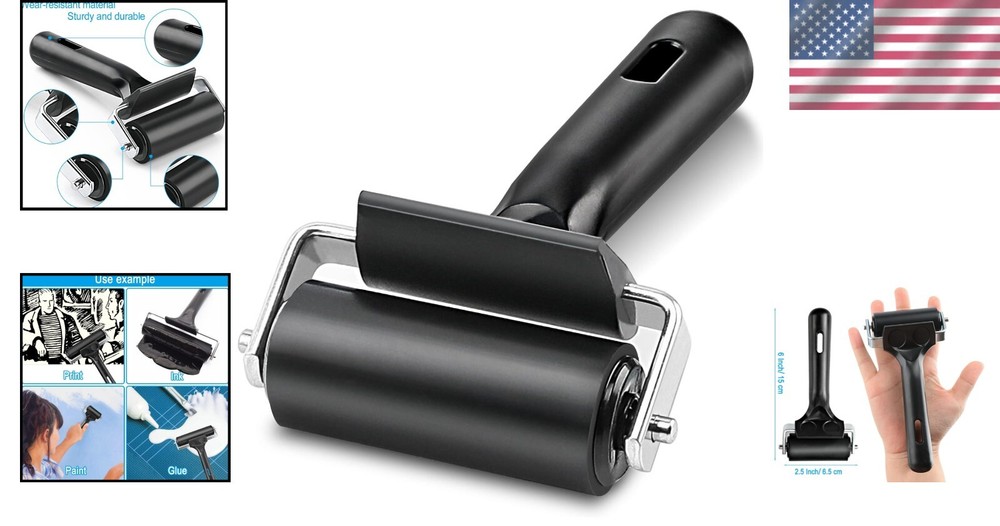 Professional-Grade 2.5-Inch Rubber Roller for Construction and Printing