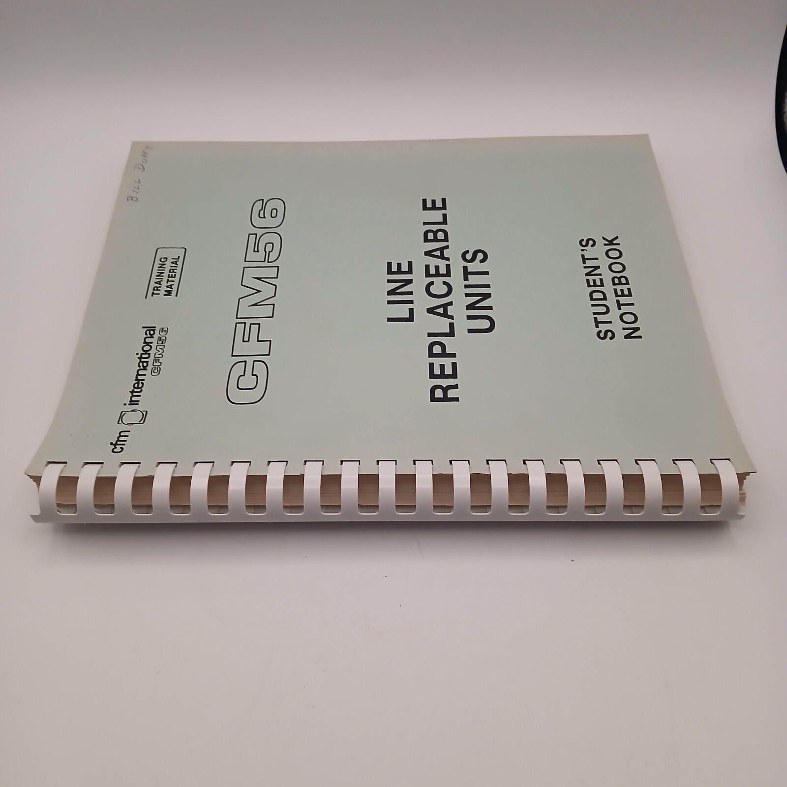 Vintage CFM International CFM56 Line Replaceable Units Students Notebook Manual