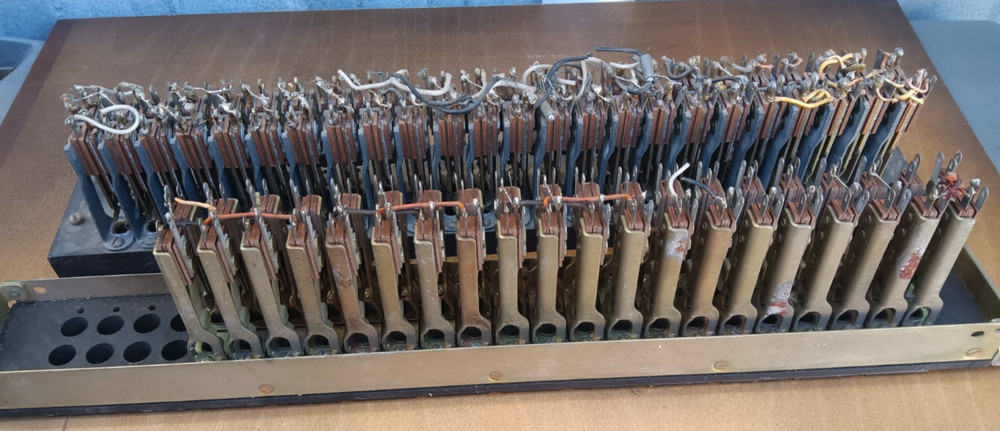 Vintage 60 PLUS Position Patch Bay Racks Radio station pulls