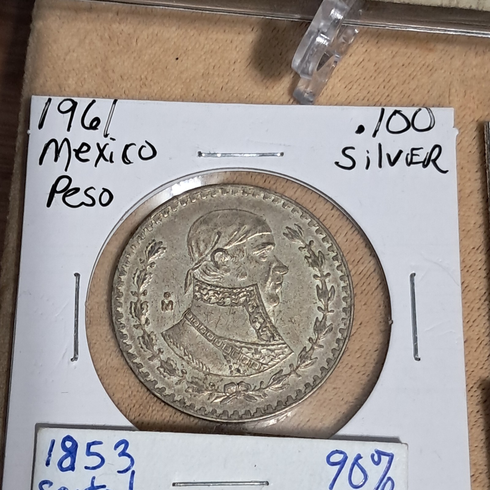 Estate Sale Junk Drawer Coin Collection Coin Lot Seated Liberty Quarter & Dime