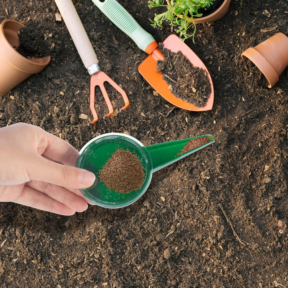 TXIN 2 Pieces Seed Spreader Handheld Seed Planter Tool Seed Sower for Tiny Seeds