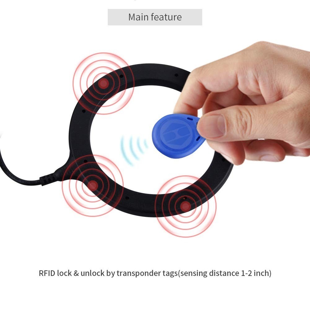 Smart RFID Push Start Button Kit for DC12V Cars - Keyless Go System Upgrade