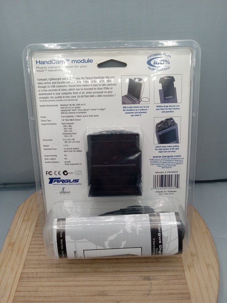 Targus Handcam Module PLUG In Camera And Hand Held Vintage