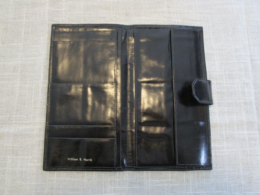 Unbranded Black Leather Passport Wallet