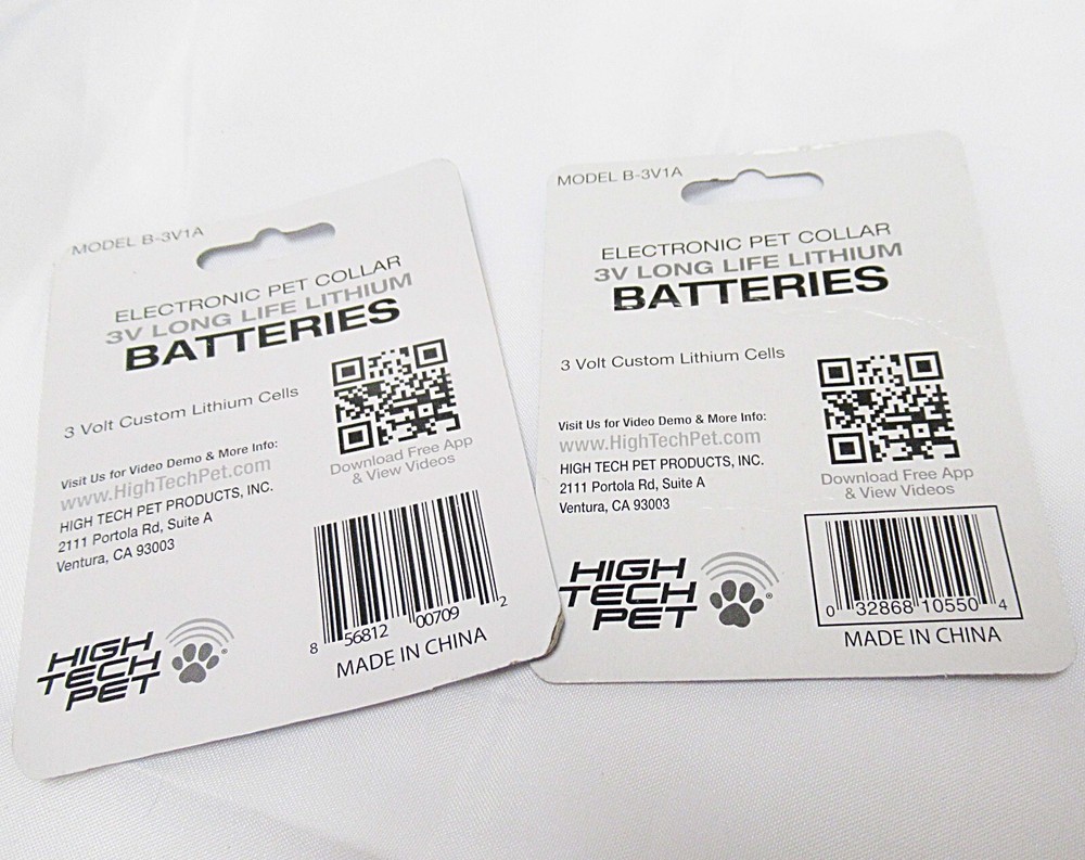 High Tech Pet Replacement Batteries for MS-4 and MS-5 Collars