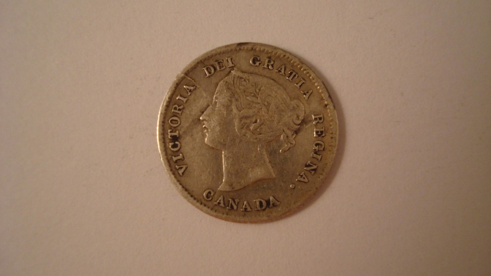1870 Canada Silver Five 5 Cents - Nice Condition, You Grade It (#Ct3a)