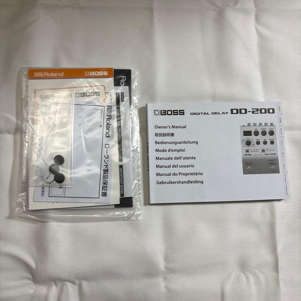 Boss DD 200 Digital Delay Pedal Guitar Effect Time Delay Fully Functional