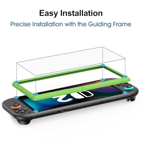 Tempered Glass Screen Protector Compatible with Nintendo Switch 2 SWTCH2-7.9"