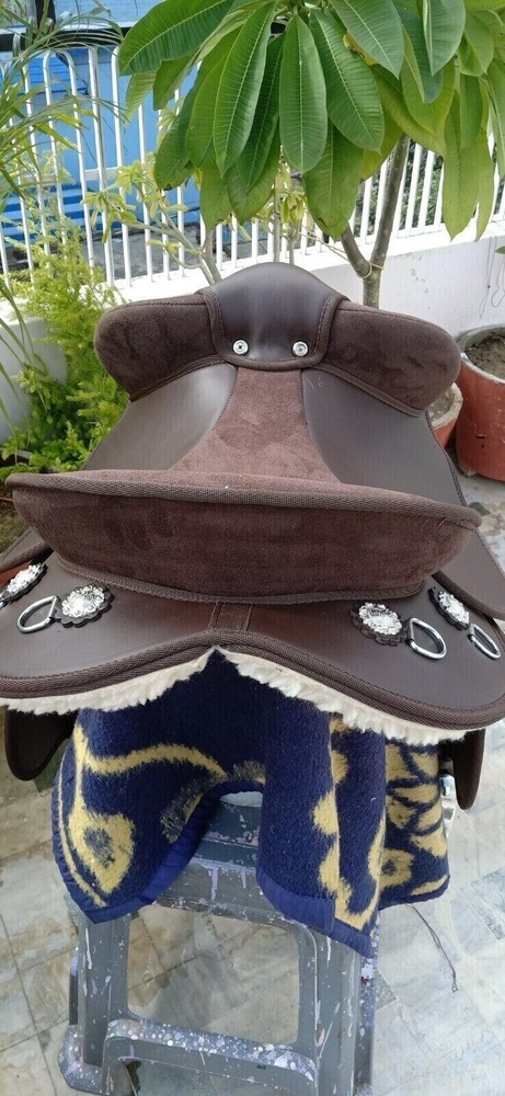 High Quality branded half Breed Synthetic saddle 17" INCH