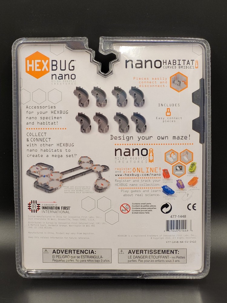 Hexbug Nano Curved Bridges 8 Pack Sealed First Generation
