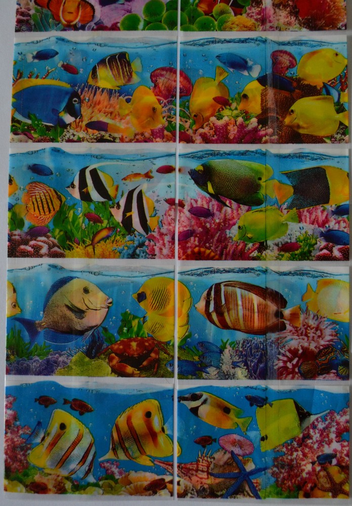 14 EASTER EGG WRAPS SLEEVES, THERMAL SHRINK SLEEVES - Tropical FISH
