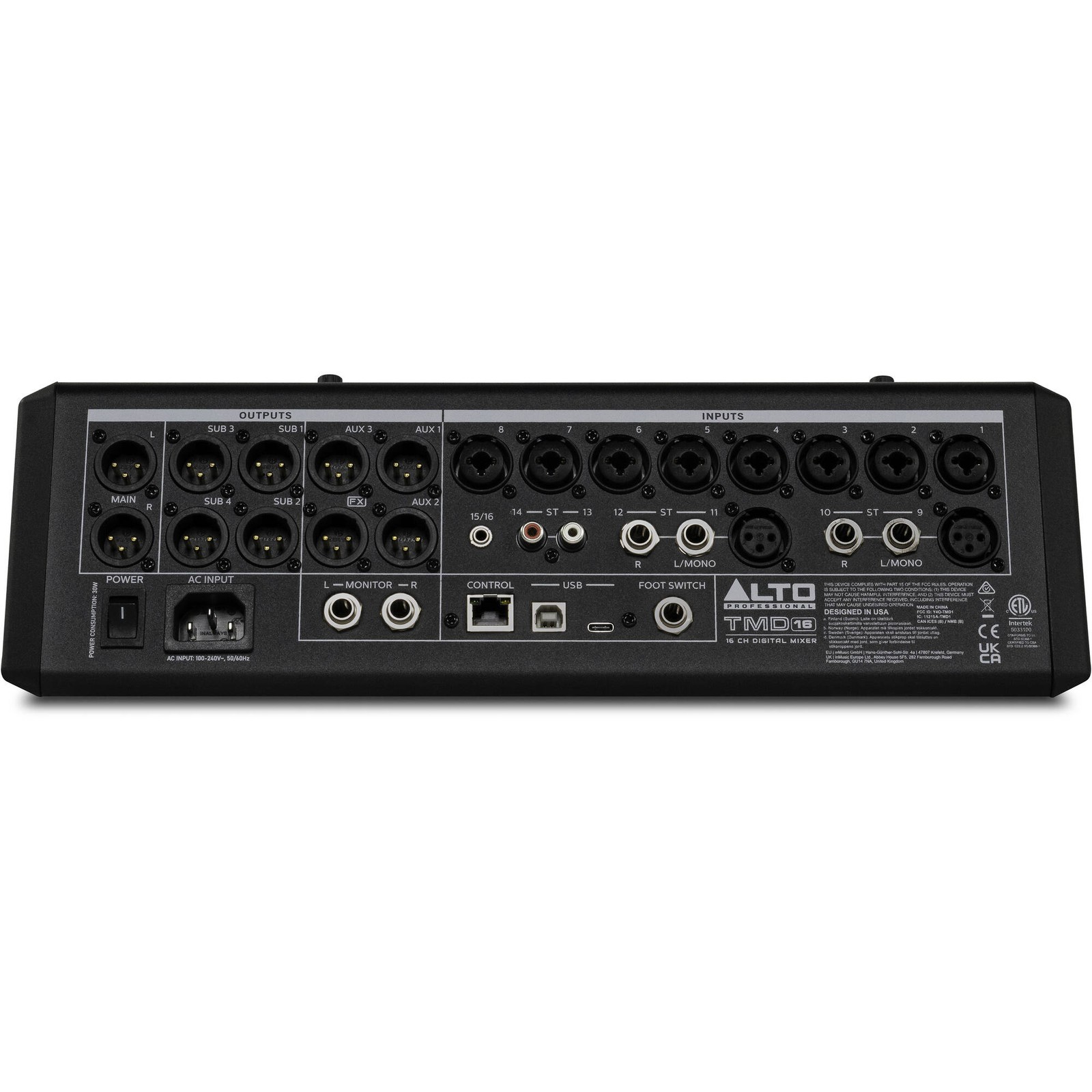 Alto Professional TMD16 Mixer