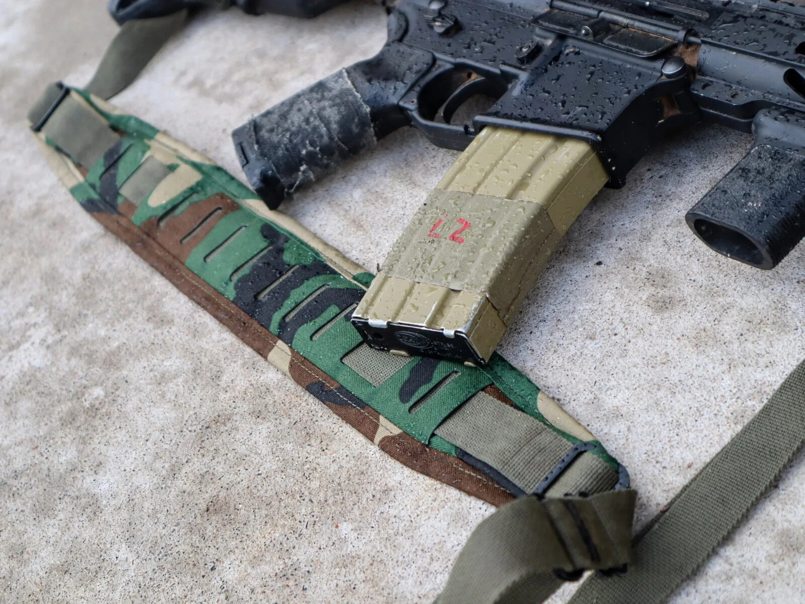 MARS QUICK-ADJUST RIFLE SLING - Padded Molle - 2 Point Mission Military Strap