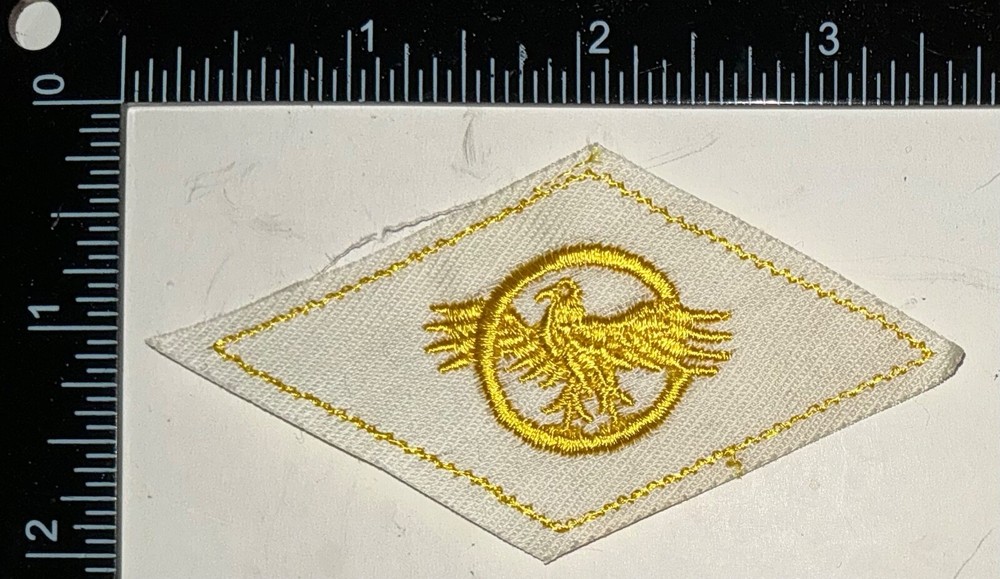 WWII USN US Navy Honorable Discharge Ruptured Duck WHITE TWILL Patch