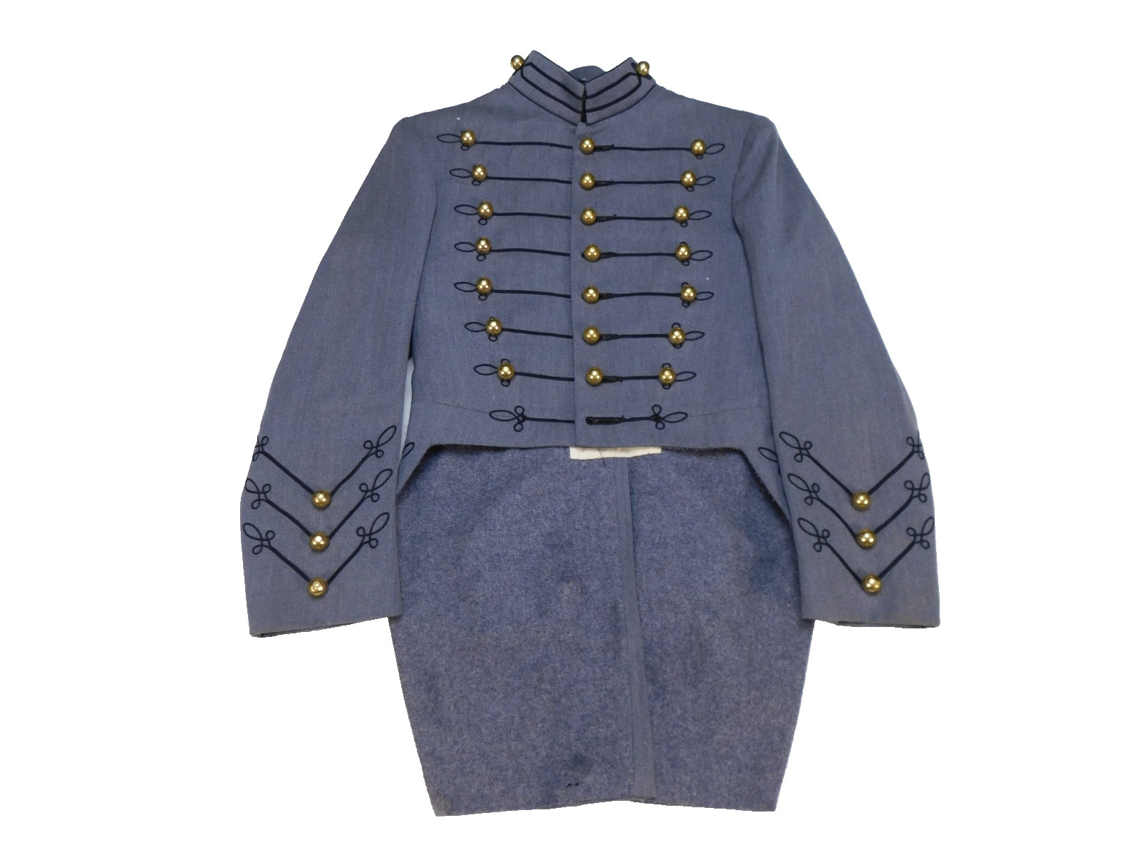 US Military West Point Cadet Dress Jacket 39 Parade Blue Tail Coat Wool Uniform