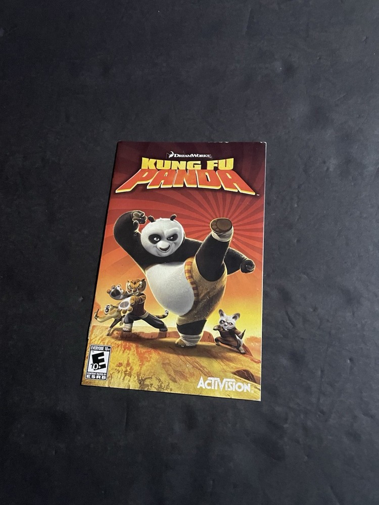 kung fu panda ps2 Manual only