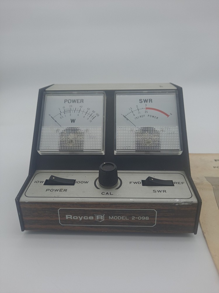 Royce Power SWR Meter Model 2-098