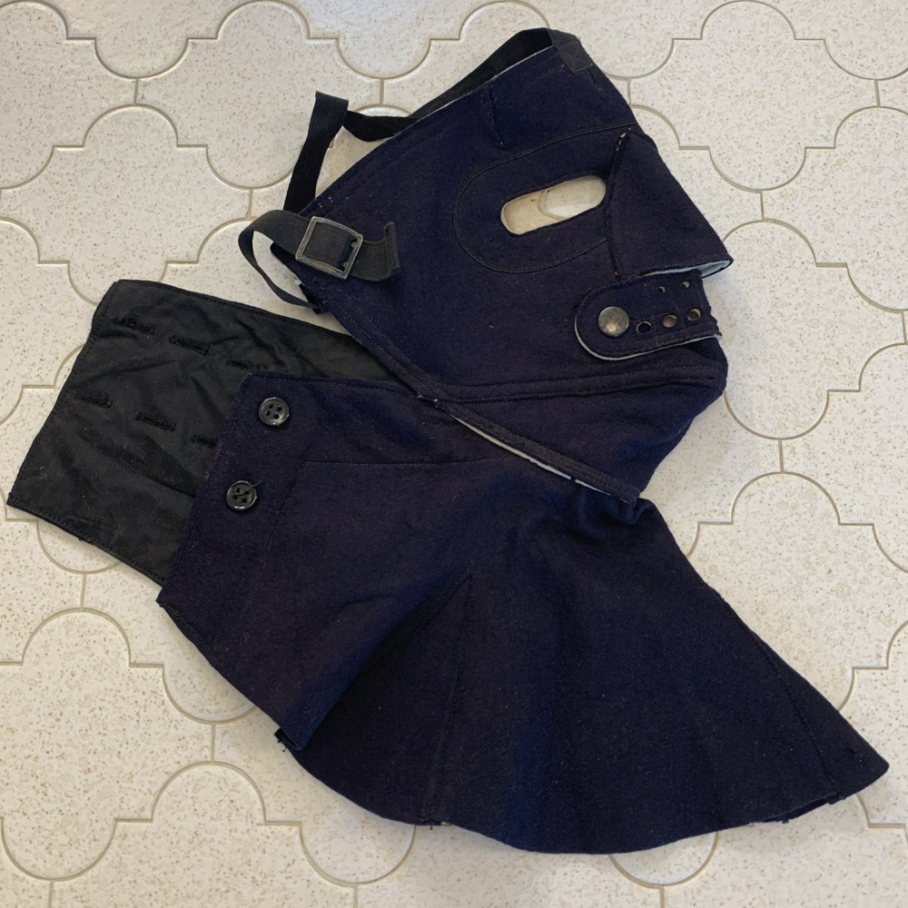 WWII US Navy Cold Weather Mask Blue Wool