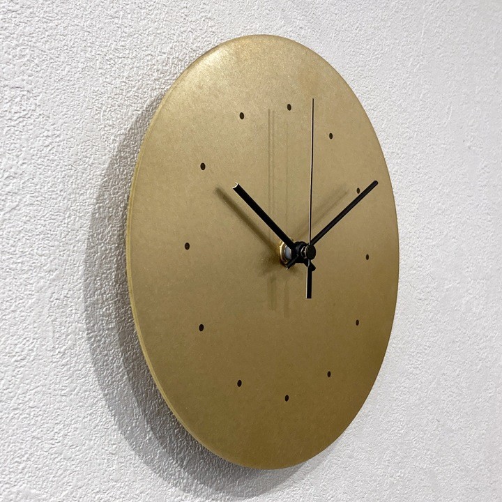 Brass Round Wall Clock