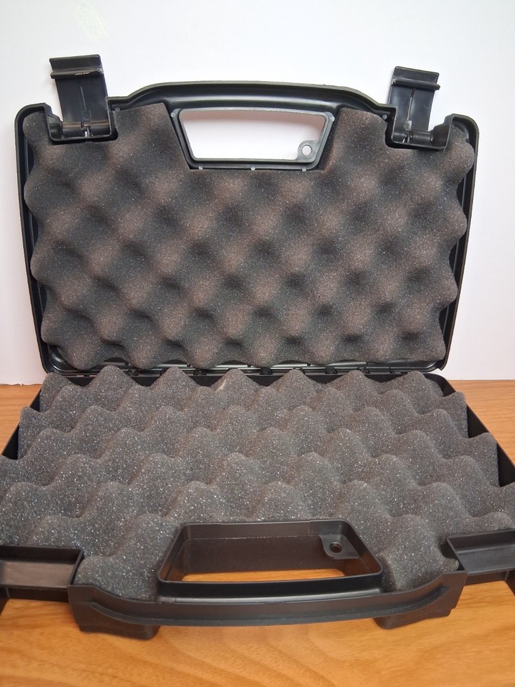 Plano Protector Series Black Pistol Case Hard Shell with Foam Padding 1403