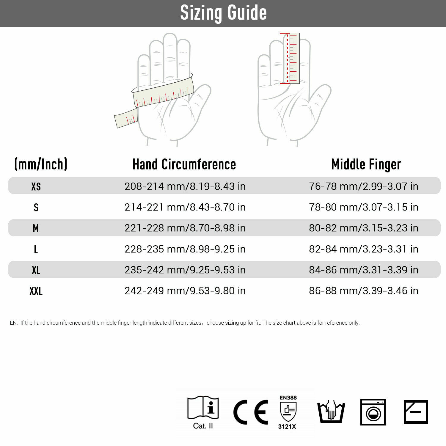 Vgo 1/2/3 Pairs Heavy Duty Work Gloves,Mechanic Gloves ImpactProtection (SL8849)