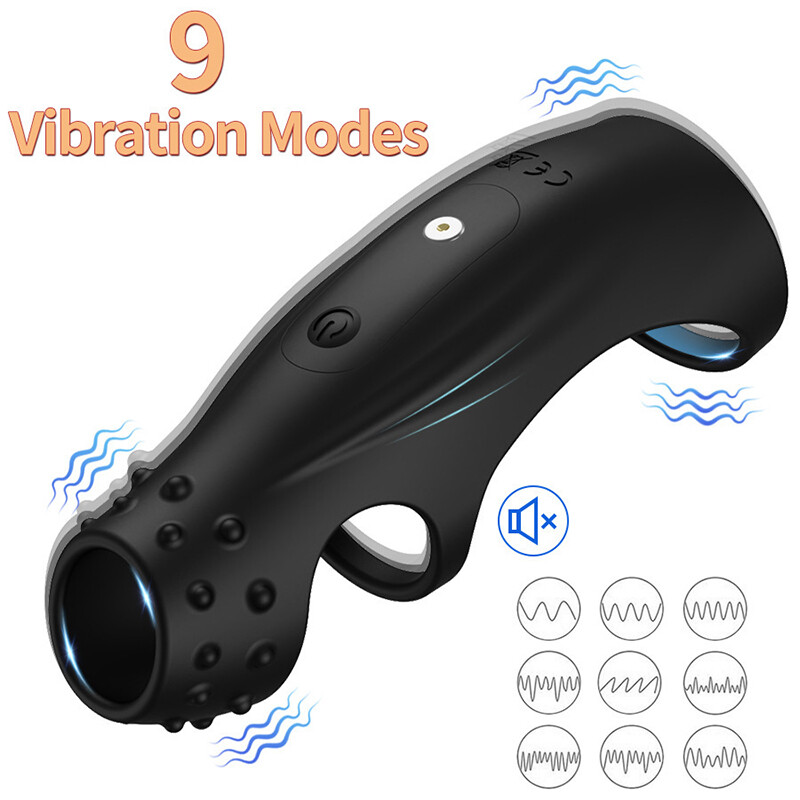 Electric Penis-Stretcher Enhancer Scrotum Ring-Delay-Ejaculation for Male Remote