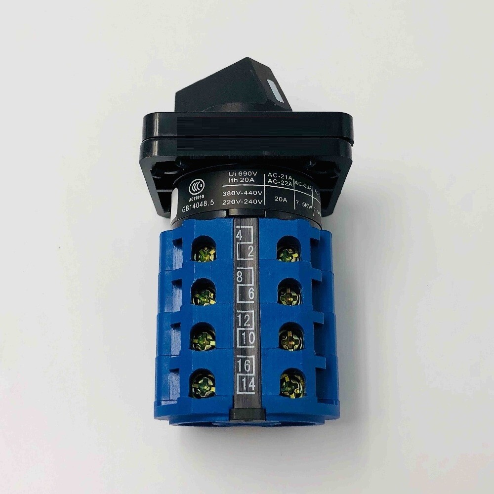 Selector Cam Switch Rotary Control 16 Terminals 4 Poles 4 Positions Changeover