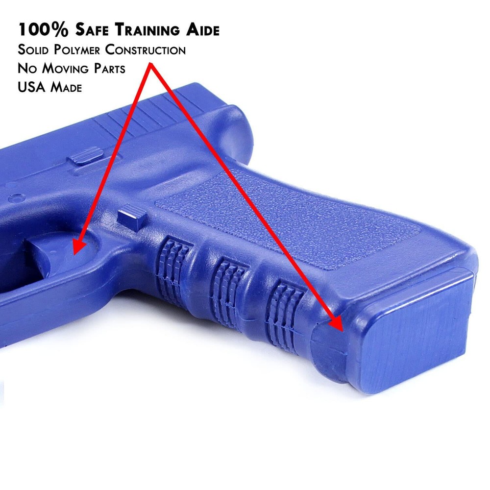 Blue Training Prop for H&K USP .45 - Solid Resin - Not a Gun