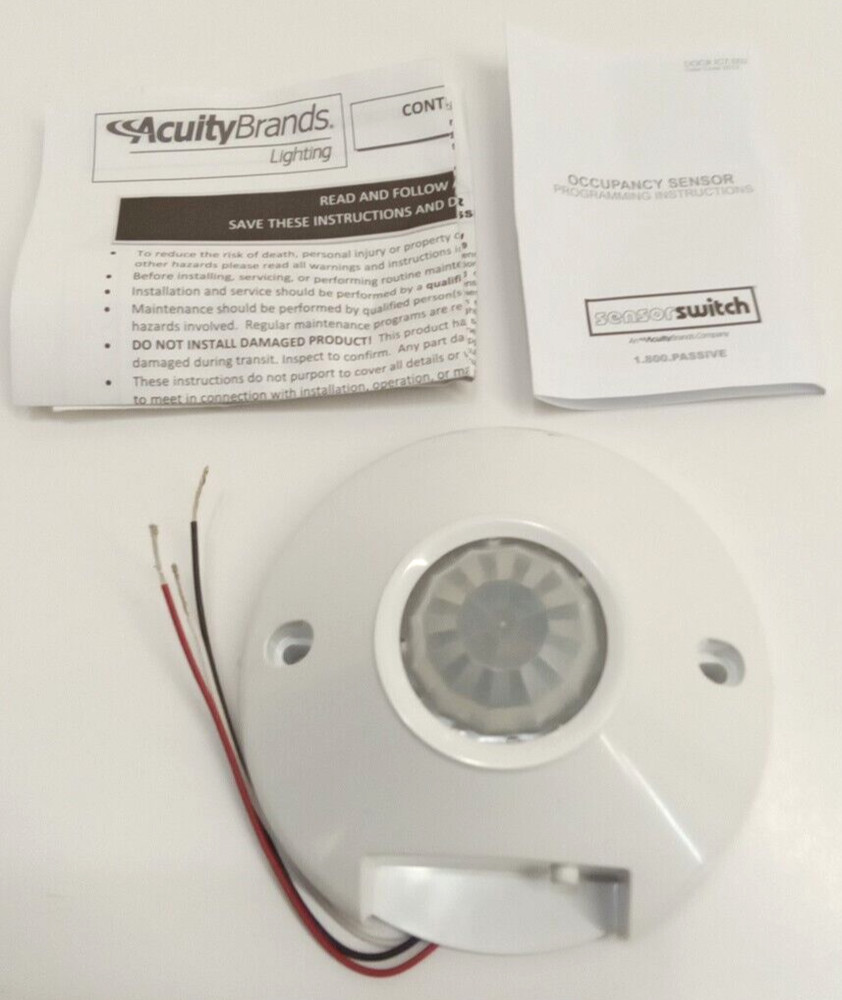 Acuity CMR 9 PIR Sensor Switch 360° Range Line Voltage 120/270VAC Ceiling Mount