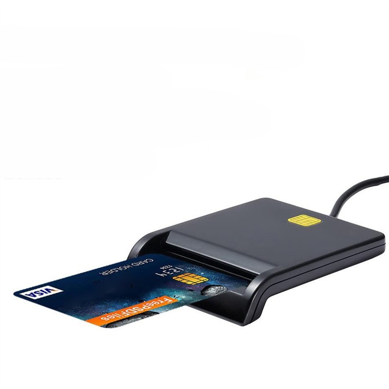 USB Smart Card Reader DNIE ATM CAC IC ID SIM Card Reader for Windows Linux