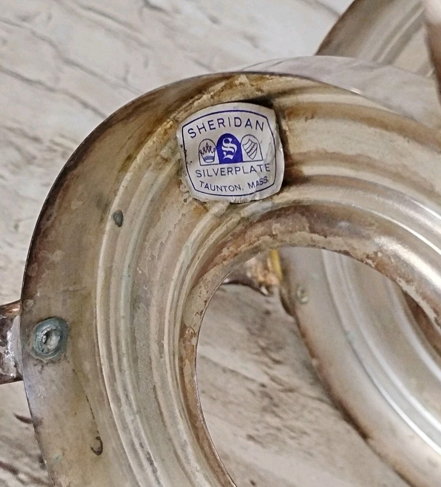 Sheridan Silver Plated Chafing Warmer Stand