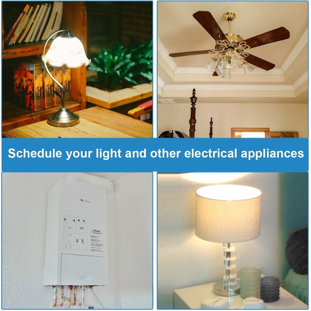 DEWENWILS Indoor in Wall Timer Switch for Light Multi-Countdown Bathroom Timer